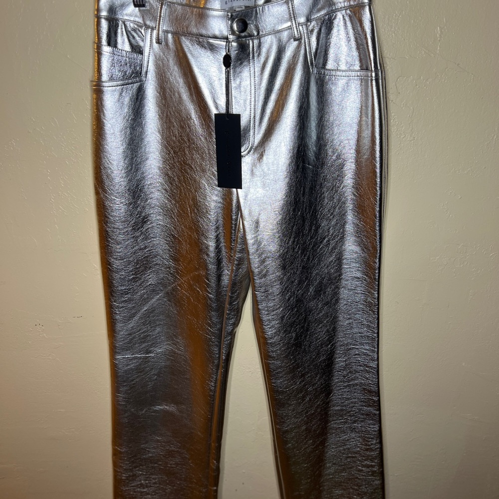 NWT Silver Metallic Gianni Bini Women's Jeans